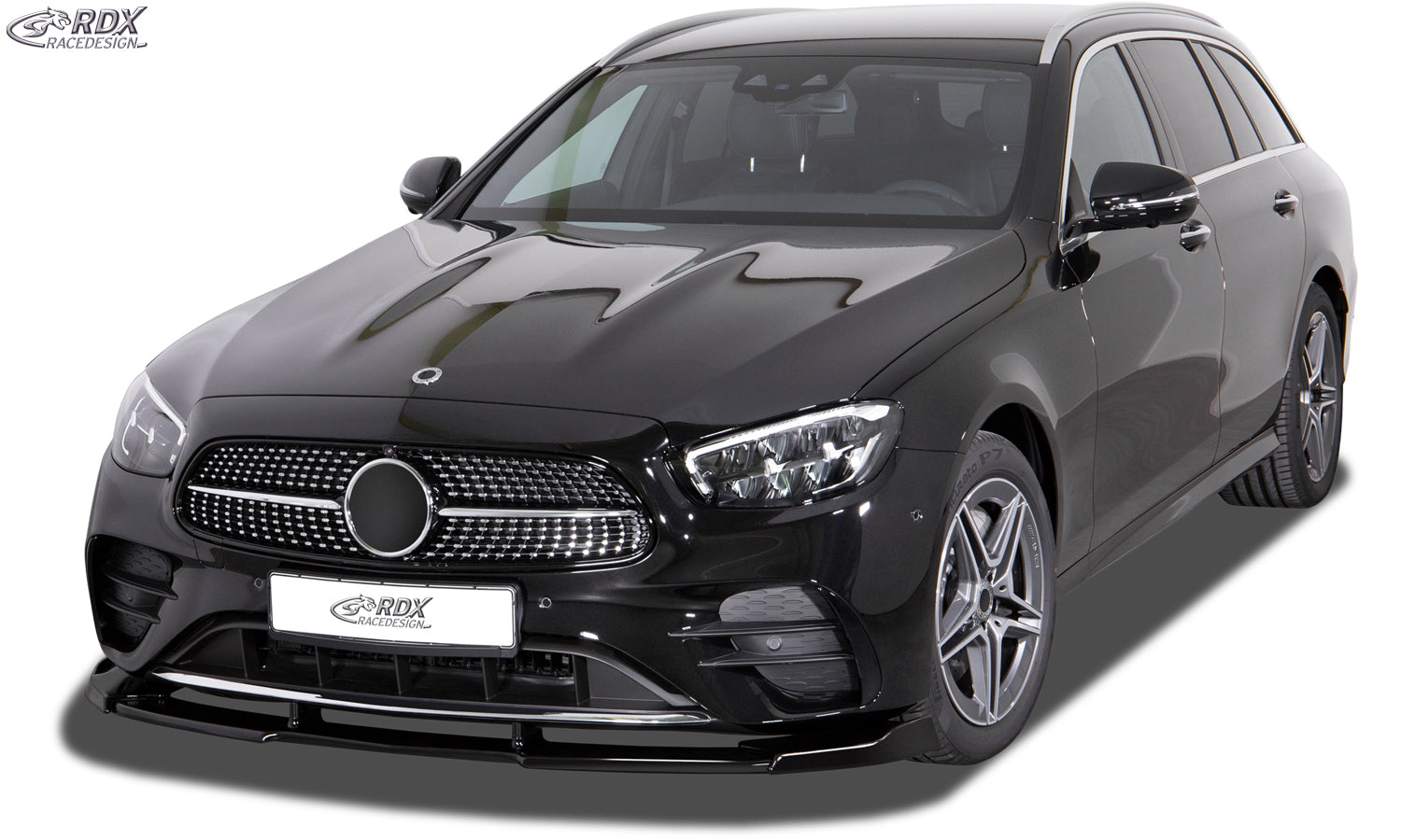 RDX Front Spoiler VARIO-X for MERCEDES E-Class AMG-Line (2020+) W213, S213, A238, C238 Front Lip Splitter