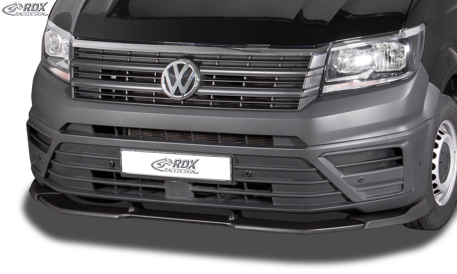 RDX Front Spoiler VARIO-X for VW Crafter & MAN TGE (2017-present) Front Lip Splitter