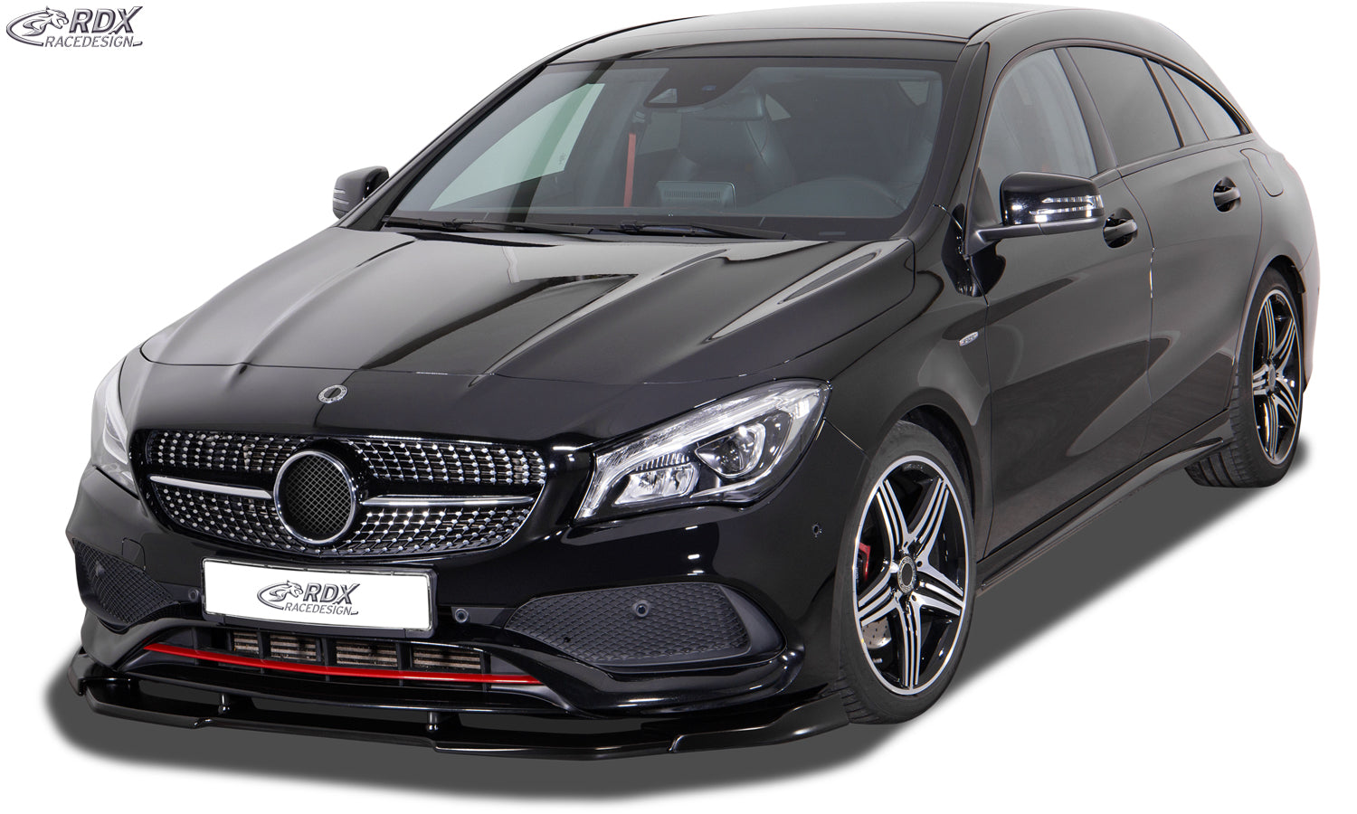 RDX Front Spoiler VARIO-X for MERCEDES CLA Sport AMG-Sport C117 / X117 2016+ Front Lip Splitter