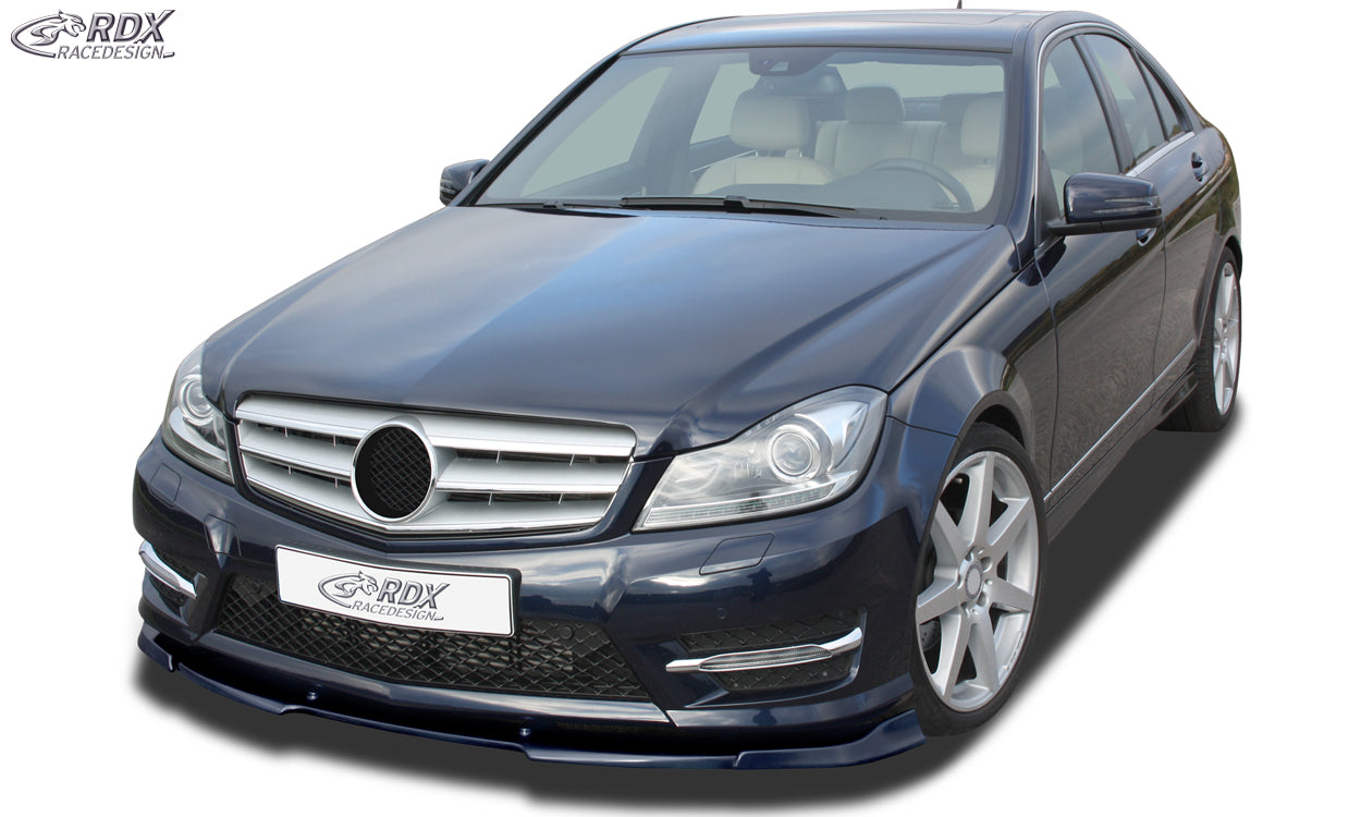 RDX Front Spoiler VARIO-X for MERCEDES C-class W204 / S204 AMG-Styling 2011+ (Fit for Cars with AMG-Styling Frontbumper) Front Lip Splitter