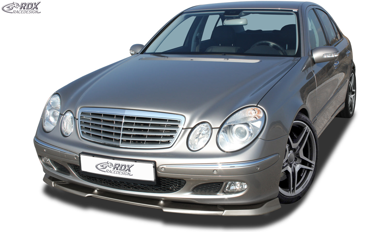 RDX Front Spoiler VARIO-X for MERCEDES E-class W211 -2006 Classic/Elegance Front Lip Splitter