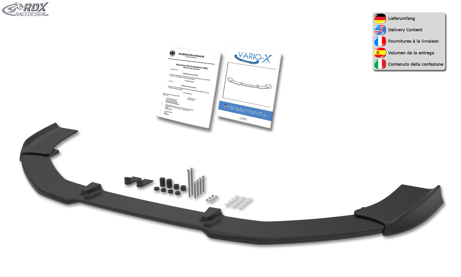 VW Passat CC Front Splitter