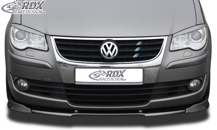 RDX Front Spoiler VARIO-X for VW Touran 2007+ Front Lip Splitter