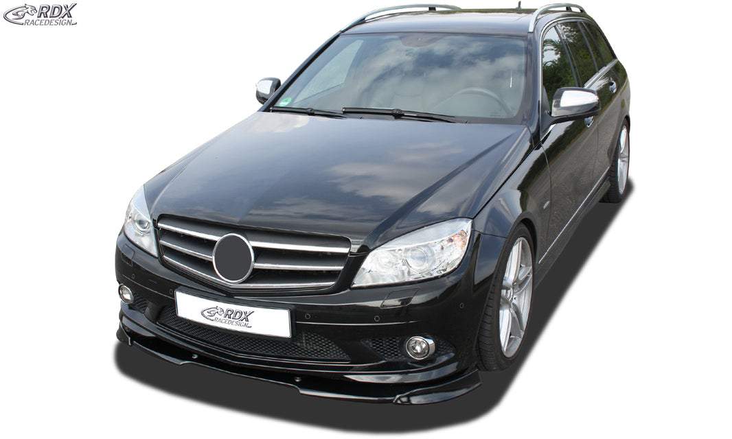 RDX Front Spoiler VARIO-X for MERCEDES C-class W204 / S204 AMG-Styling -2011 (Fit for Cars with AMG-Styling Frontbumper) Front Lip Splitter