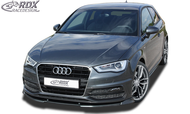 RDX Front Spoiler VARIO-X for AUDI A3 8V, 8VA Sportback, 8VS Sedan (S-Line- / S3 Frontbumper. -2016) Front Lip Splitter