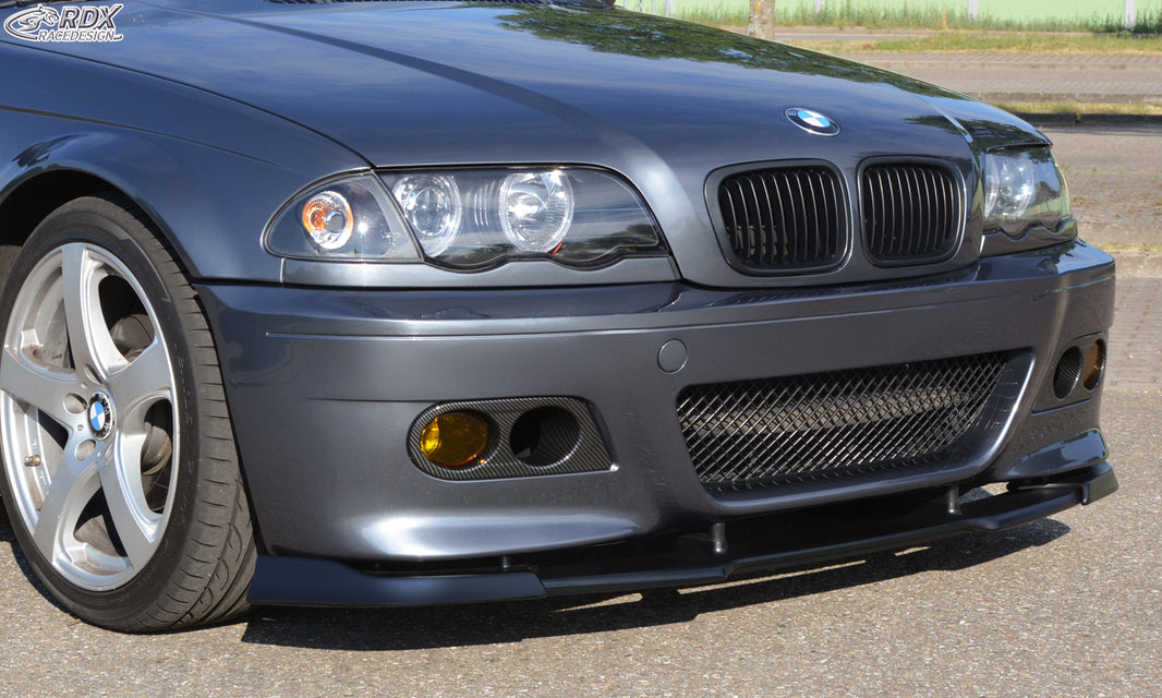 RDX Front Spoiler VARIO-X for BMW 3-series E46 Sedan, Touring, Coupe, Convertible (only for M3-Look Frontbumper) Front Lip Splitter