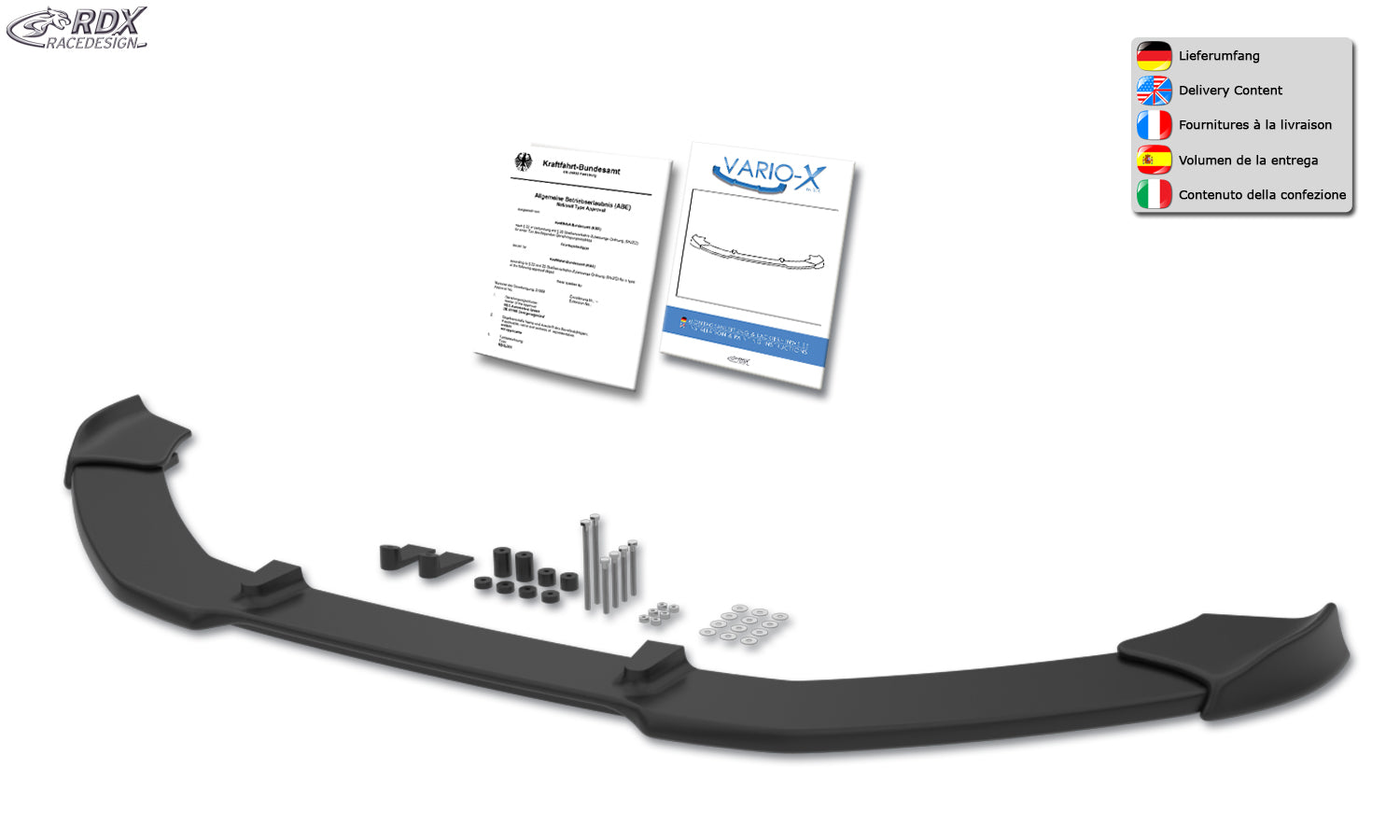 VW Polo 6R WRC Front Splitter