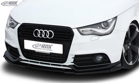 RDX Front Spoiler VARIO-X for AUDI A1 8X & A1 8XA Sportback (-01/2015, Competition Frontbumper) Front Lip Splitter