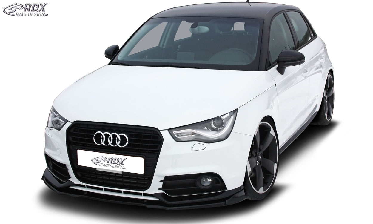 RDX Front Spoiler VARIO-X for AUDI A1 8X & A1 8XA Sportback (-01/2015, Competition Frontbumper) Front Lip Splitter