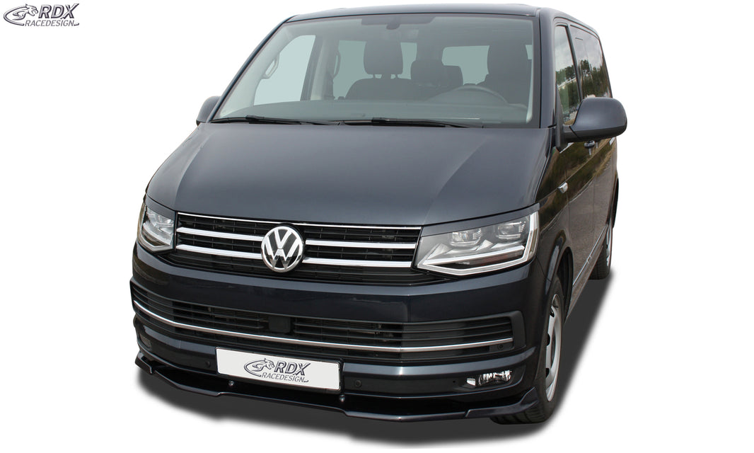 RDX Front Spoiler VARIO-X for VW T6 (for painted and unpainted bumper) Front Lip Splitter