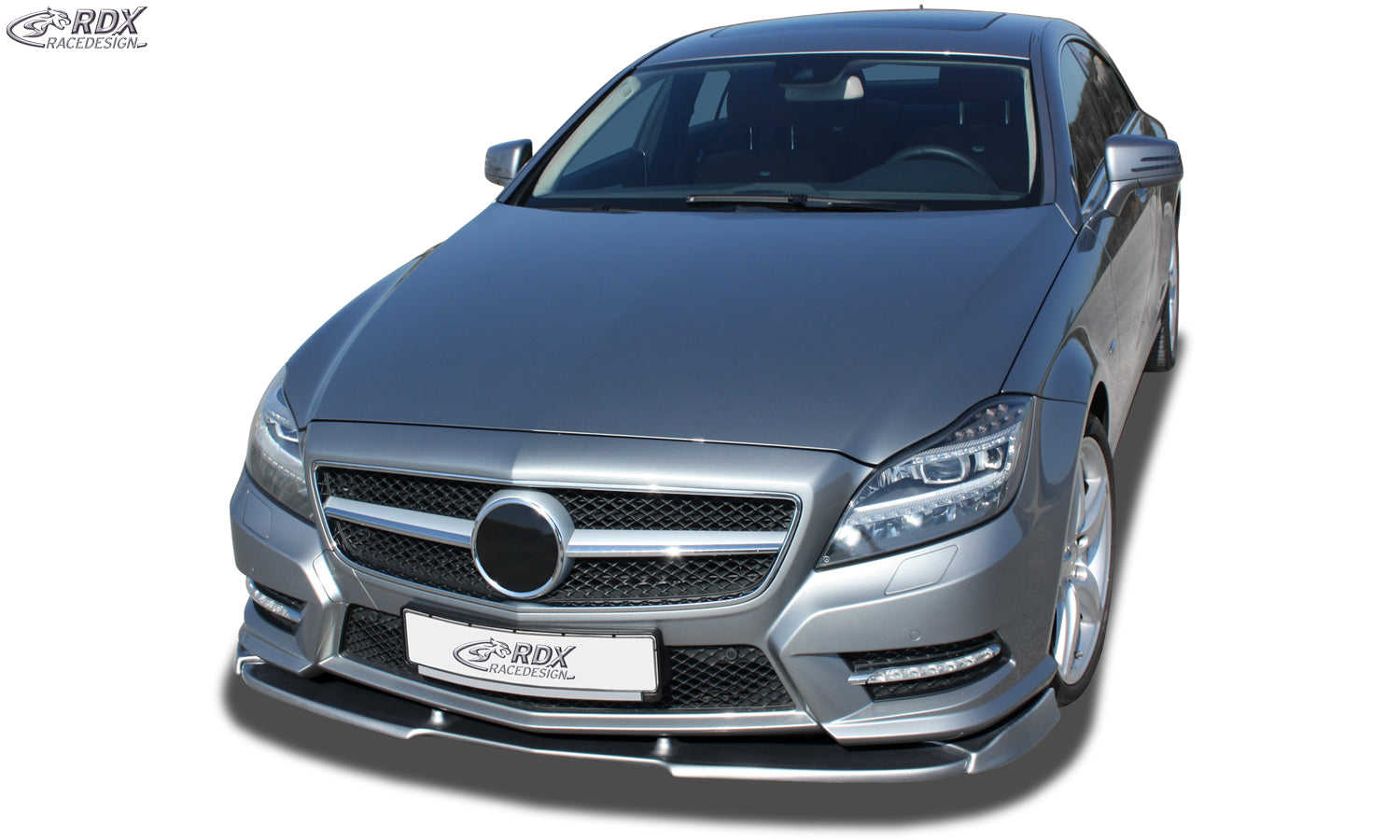 RDX Front Spoiler VARIO-X for MERCEDES CLS-class C218 -08/2014 for Cars with AMG-Styling Frontbumper) Front Lip Splitter