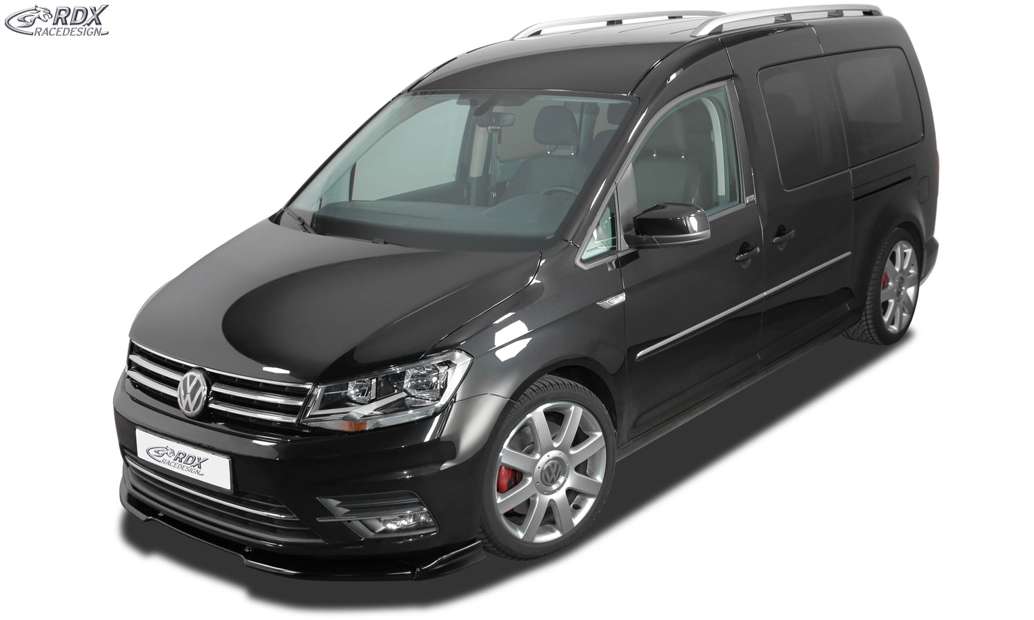 RDX Front Spoiler VARIO-X for VW Caddy 2K (2015-2020) Front Lip "V1" Splitter