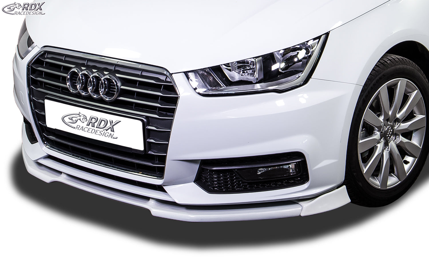 RDX Front Spoiler VARIO-X for AUDI A1 8X & A1 8XA Sportback (01/2015+, not S-Line) Front Lip Splitter