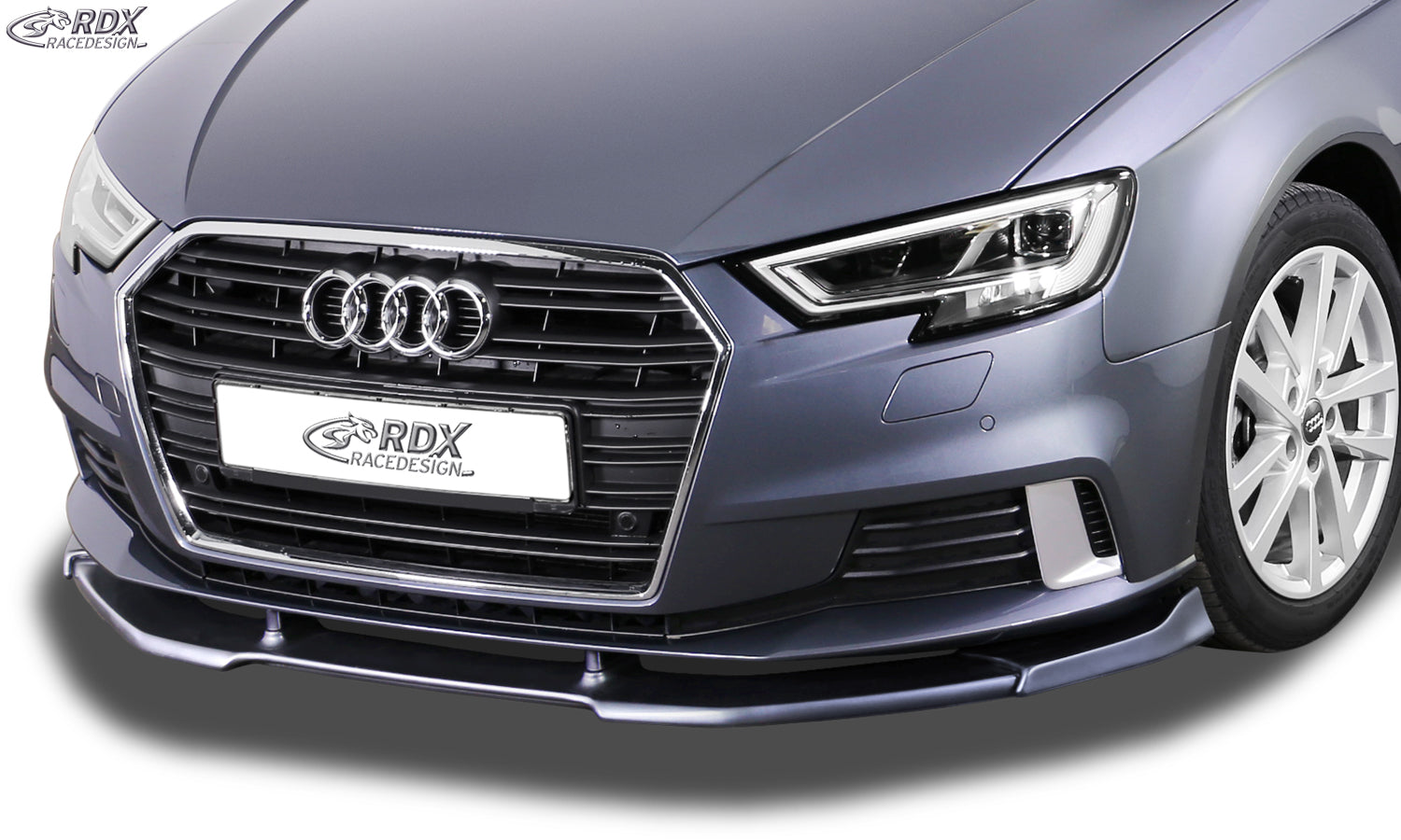 RDX Front Spoiler VARIO-X for AUDI A3 8V, 8VA Sportback, 8VS Sedan (Facelift 2016+) Front Lip Splitter