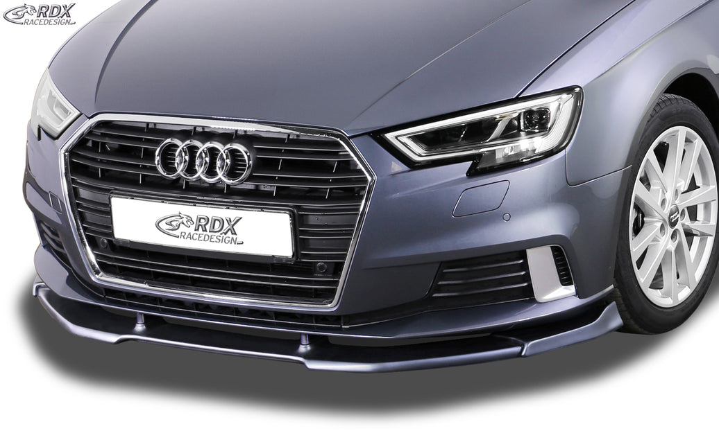 RDX Front Spoiler VARIO-X for AUDI A3 8V, 8VA Sportback, 8VS Sedan (Facelift 2016+) Front Lip Splitter