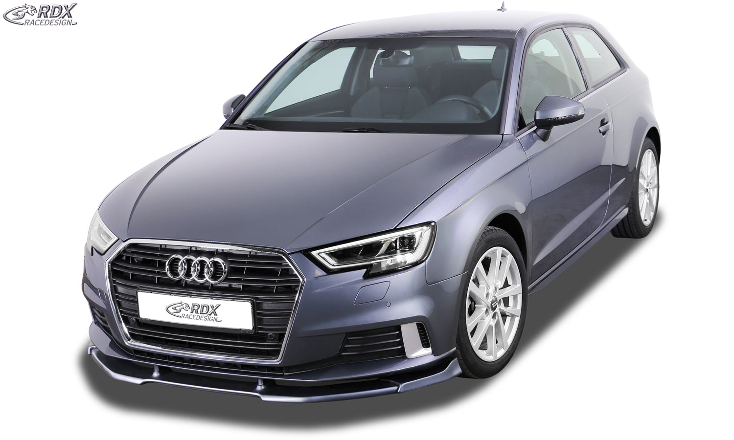 RDX Front Spoiler VARIO-X for AUDI A3 8V, 8VA Sportback, 8VS Sedan (Facelift 2016+) Front Lip Splitter