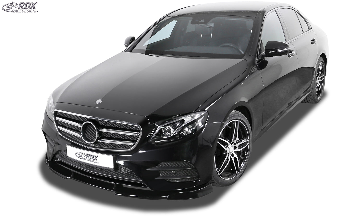 RDX Front Spoiler VARIO-X for MERCEDES E-Class AMG-Line & E43 AMG W213 / S213 (2016-2020) "Design 1"