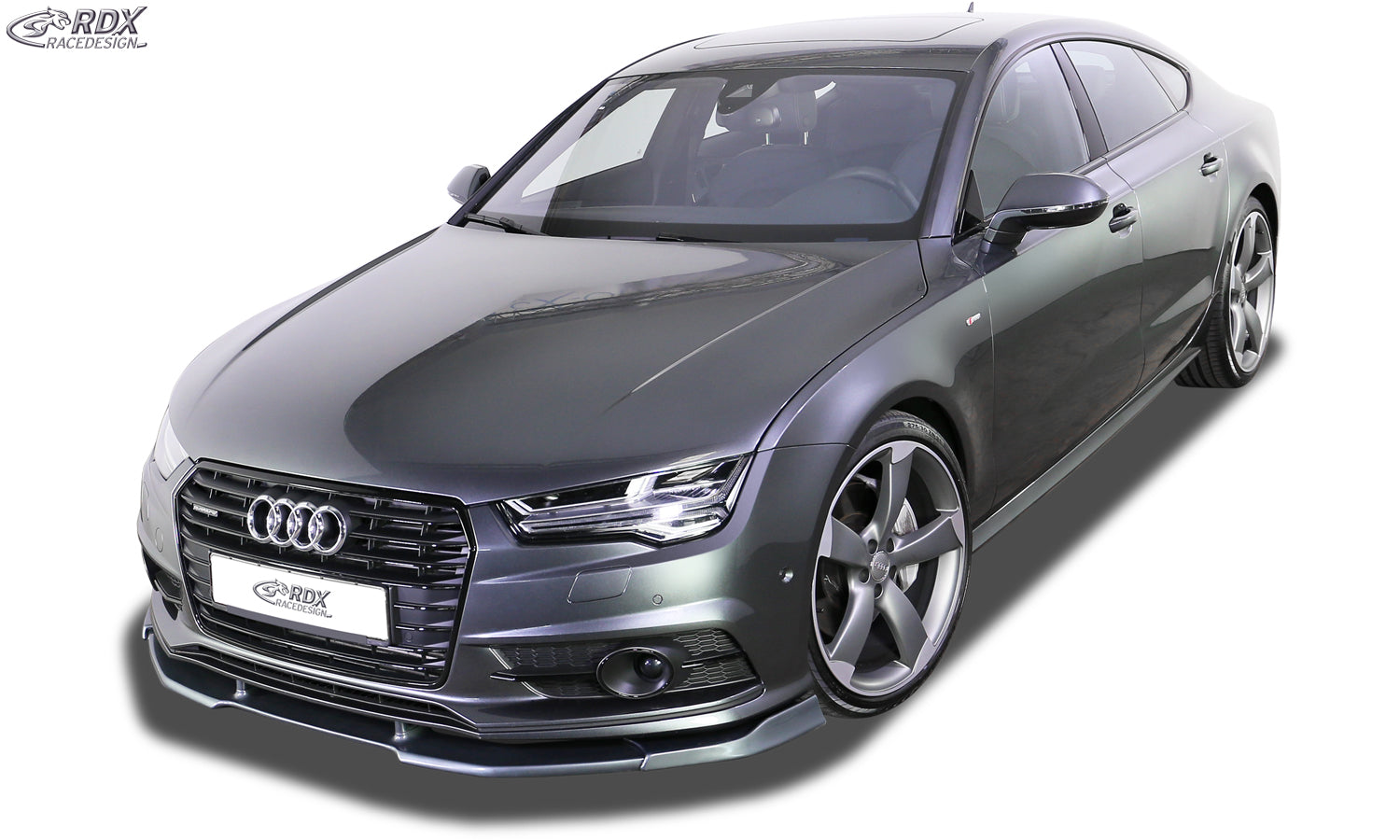 RDX Front Spoiler VARIO-X for AUDI A7 & S7 2014-2018 (S-Line and S7 Frontbumper) Front Lip Splitter