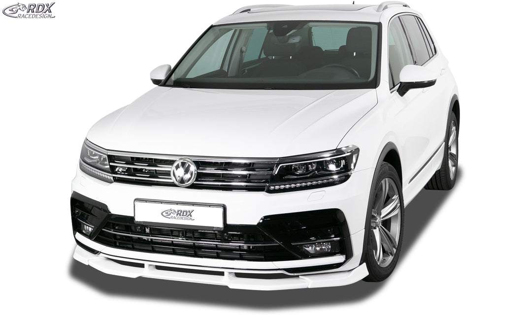 RDX Front Spoiler VARIO-X for VW Tiguan (2016+) R-Line Front Lip Splitter