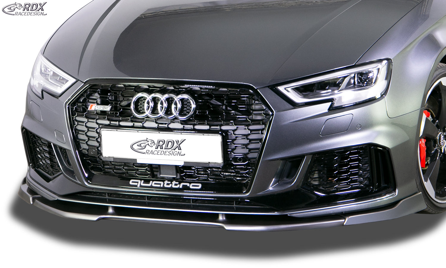 RDX Front Spoiler VARIO-X for AUDI RS3 8V 2017+ Front Lip Splitter