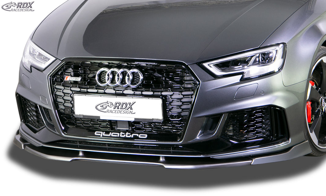 RDX Front Spoiler VARIO-X for AUDI RS3 8V 2017+ Front Lip Splitter