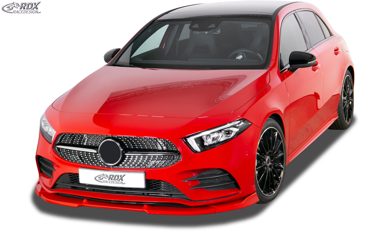 RDX Front Spoiler VARIO-X for MERCEDES A-Class W177 / V177 AMG-Line Front Lip Splitter