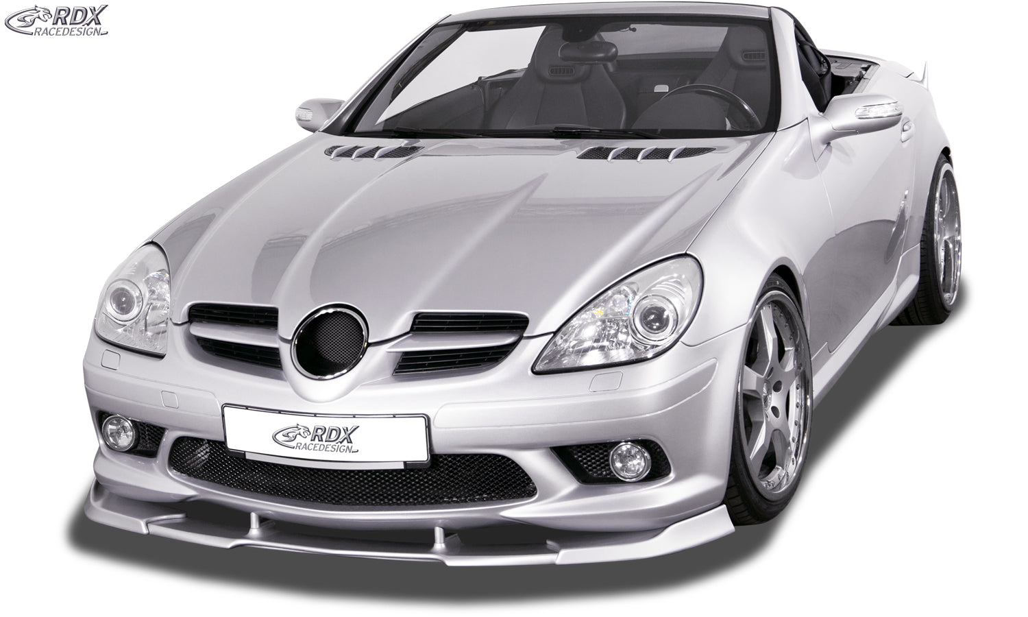 RDX Front Spoiler VARIO-X for MERCEDES SLK R171 AMG-Styling -2008 (Fit for Cars with AMG-Styling Frontbumper) Front Lip Splitter
