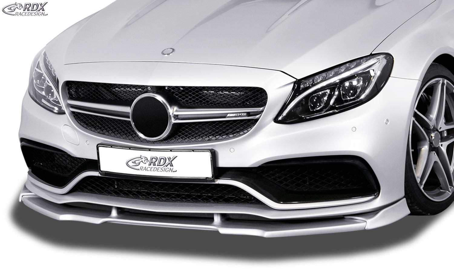 RDX Front Spoiler VARIO-X for MERCEDES C-Class C 63 AMG W205, S205, C205 Front Lip Splitter