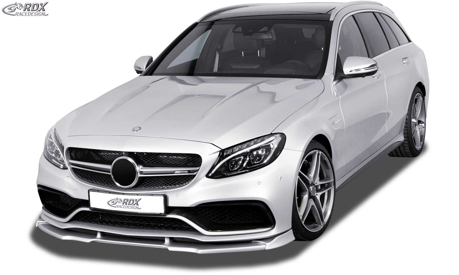 RDX Front Spoiler VARIO-X for MERCEDES C-Class C 63 AMG W205, S205, C205 Front Lip Splitter