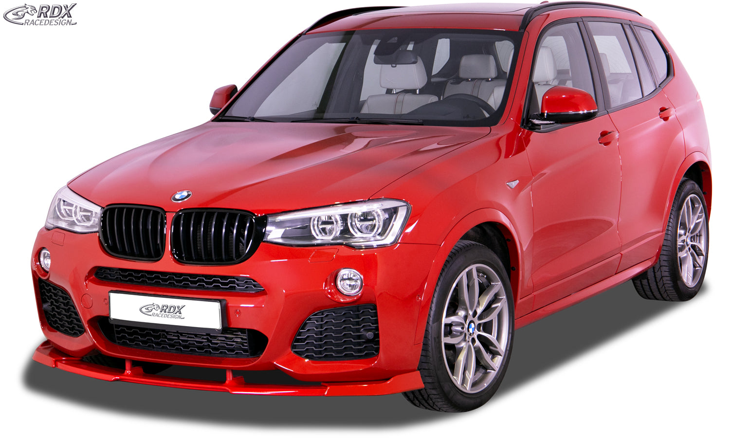 RDX Front Spoiler VARIO-X for BMW X3 F25 M-Sport & M-Technic 2014-2017 Front Lip Splitter
