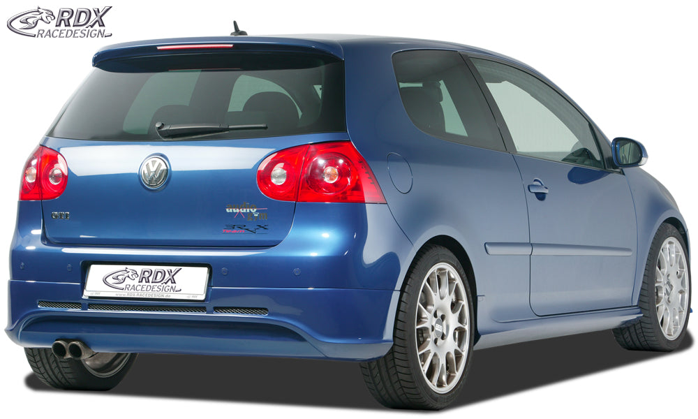 RDX Rear Bumper Extension for VW Golf 5 "GTI/R-Five" with exhaust hole left