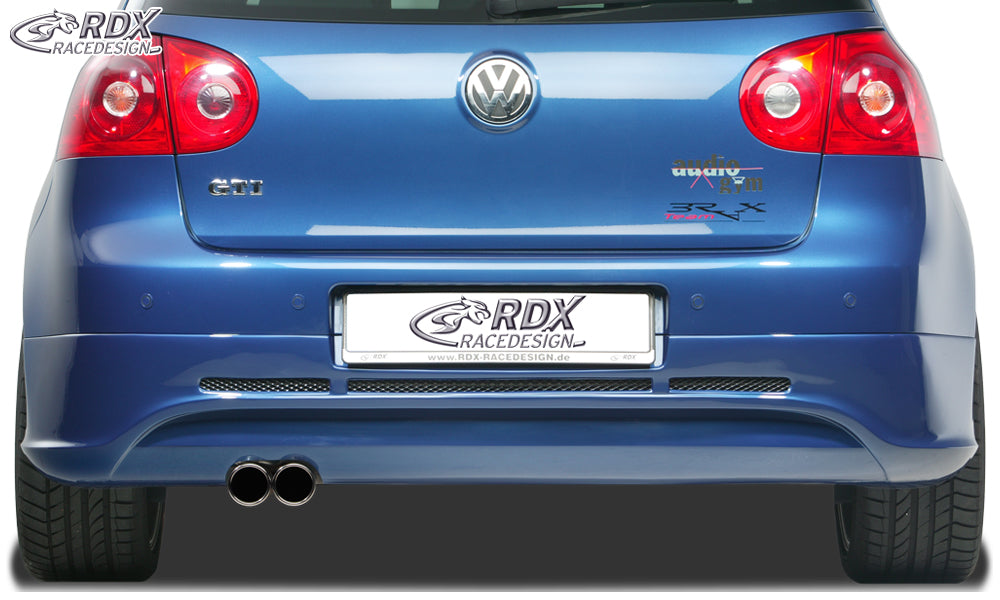 RDX Rear Bumper Extension for VW Golf 5 "GTI/R-Five" with exhaust hole left