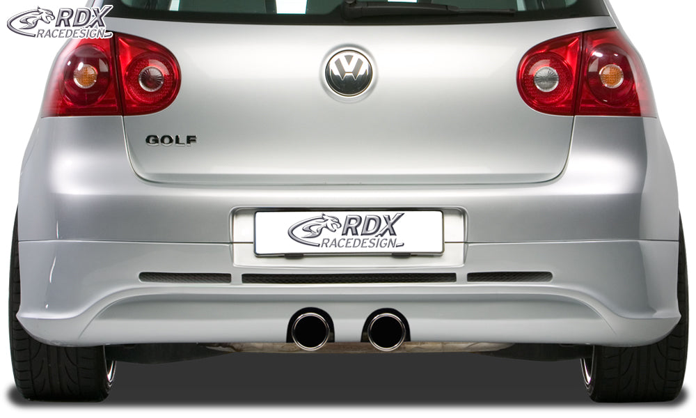 RDX Rear Bumper Extension for VW Golf 5 "GTI/R-Five" with exhaust hole for R32-Exhaust