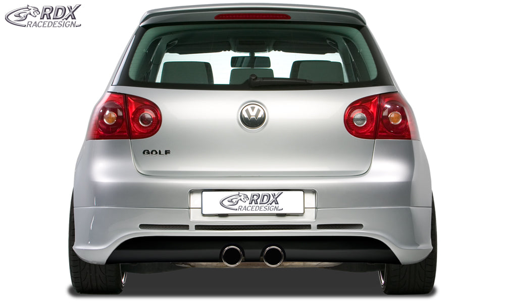 RDX Rear Bumper Extension for VW Golf 5 "GTI/R-Five" with exhaust hole for R32-Exhaust