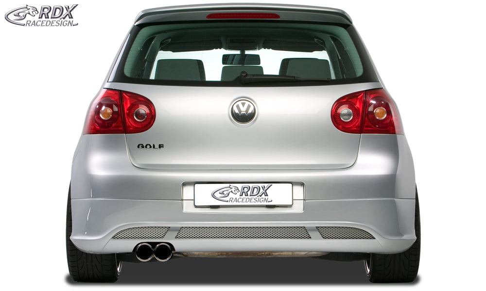 RDX Rear Bumper Extension for VW Golf 5 "V2" with exhaust hole left