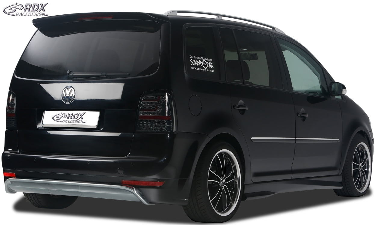 RDX Rear Bumper Extension for VW Touran 1T incl. Facelift (Mod. 2003-2010)