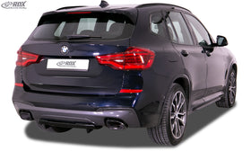 RDX Rear Diffusor U-Diff XL for BMW X3 (G01) for M-Sport & M-Aerodynamic-Kit