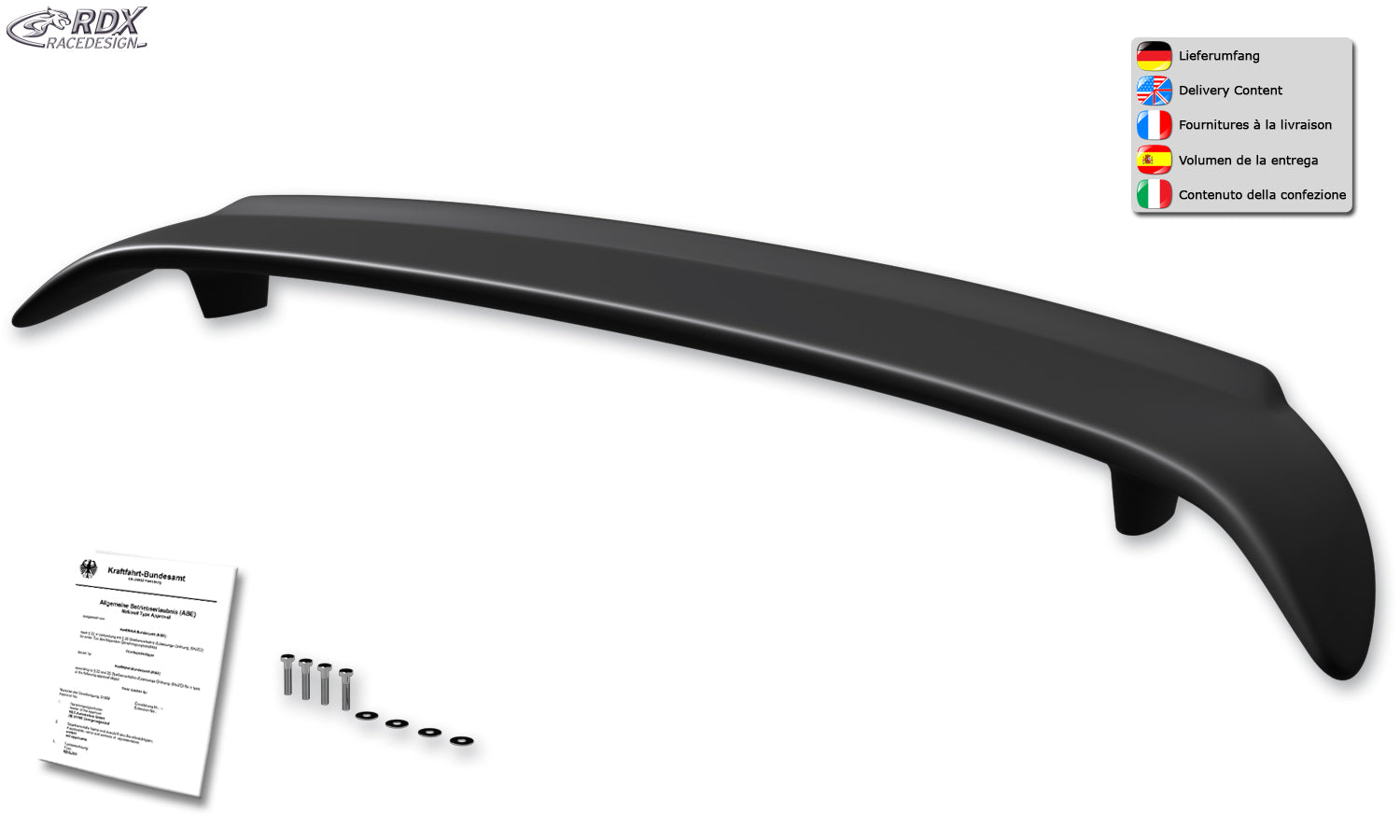 VW ID.7 ED Trunk Lid Spoiler