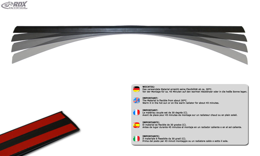 RDX Trunk Lid Spoiler for AUDI A8 D5 F8
