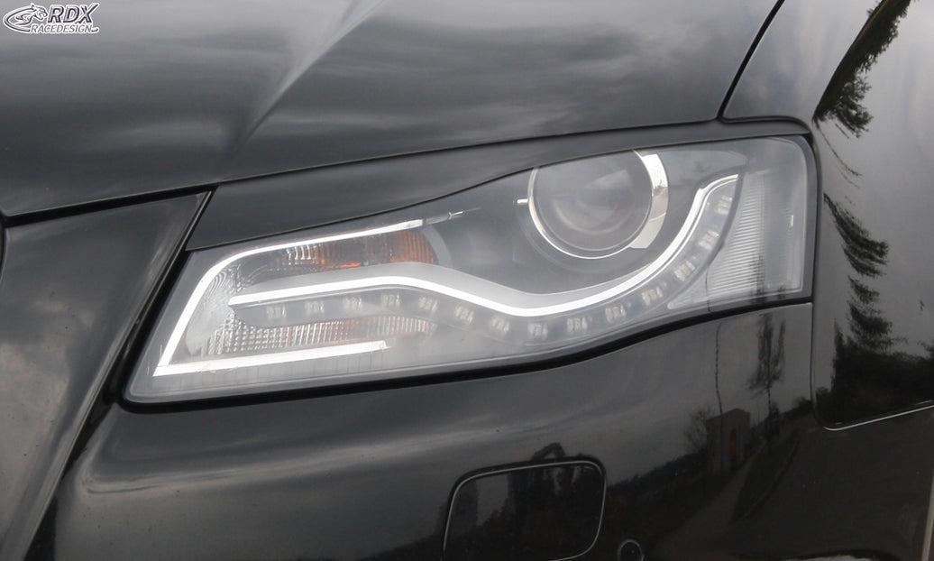 RDX Headlight Covers for AUDI A4 B8, B81, 8K (2008-2011)