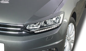 RDX Headlight Covers for VW Touran 5T (2015+ only for LED-Headlights) Light Brows