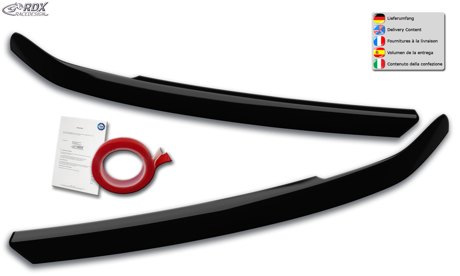 Audi A6 C8 Headlight Eyelids