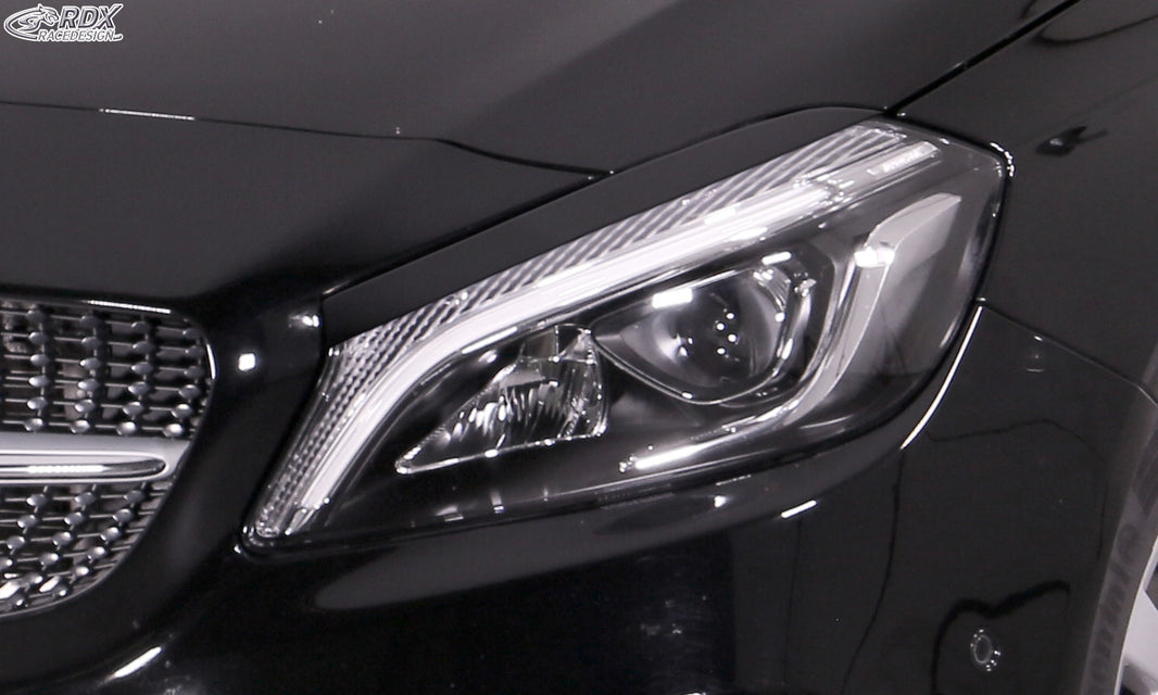 RDX Headlight Covers for MERCEDES A-Class W 176 245G (2012+) Light Brows