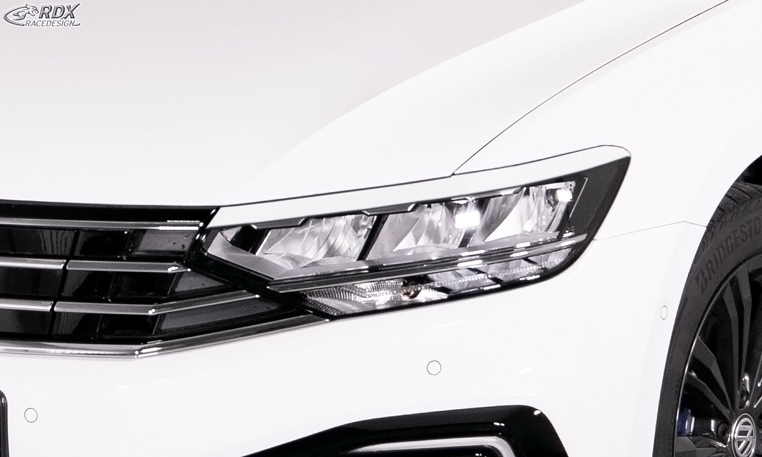RDX Headlight Covers for VW Passat 3G B8 (2014-2019 & 2019+) Light Brows
