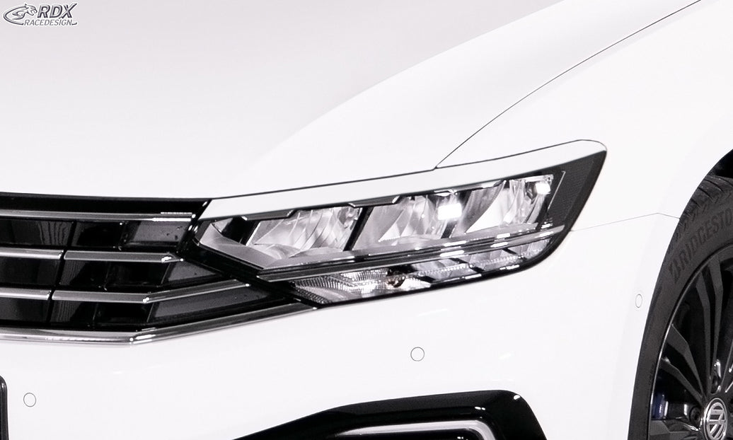 RDX Headlight Covers for VW Passat 3G B8 (2014-2019 & 2019+) Light Brows