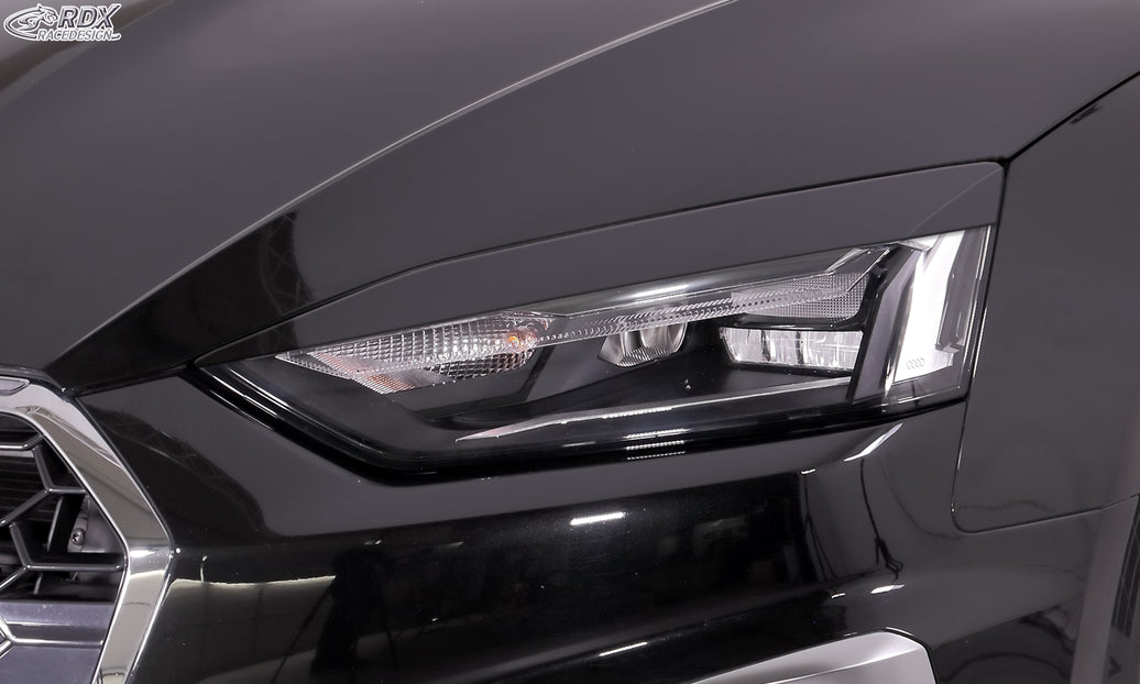 RDX Headlight Covers for AUDI A5 (F5) for Standard-LED-Headlights Light Brows