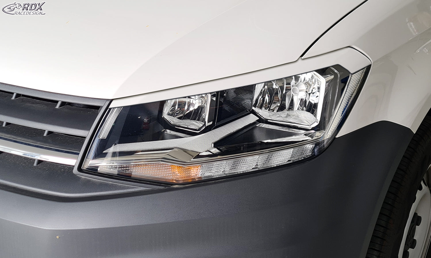RDX Headlight Covers for VW Caddy (2K / 2KN / 2015+) Light Brows