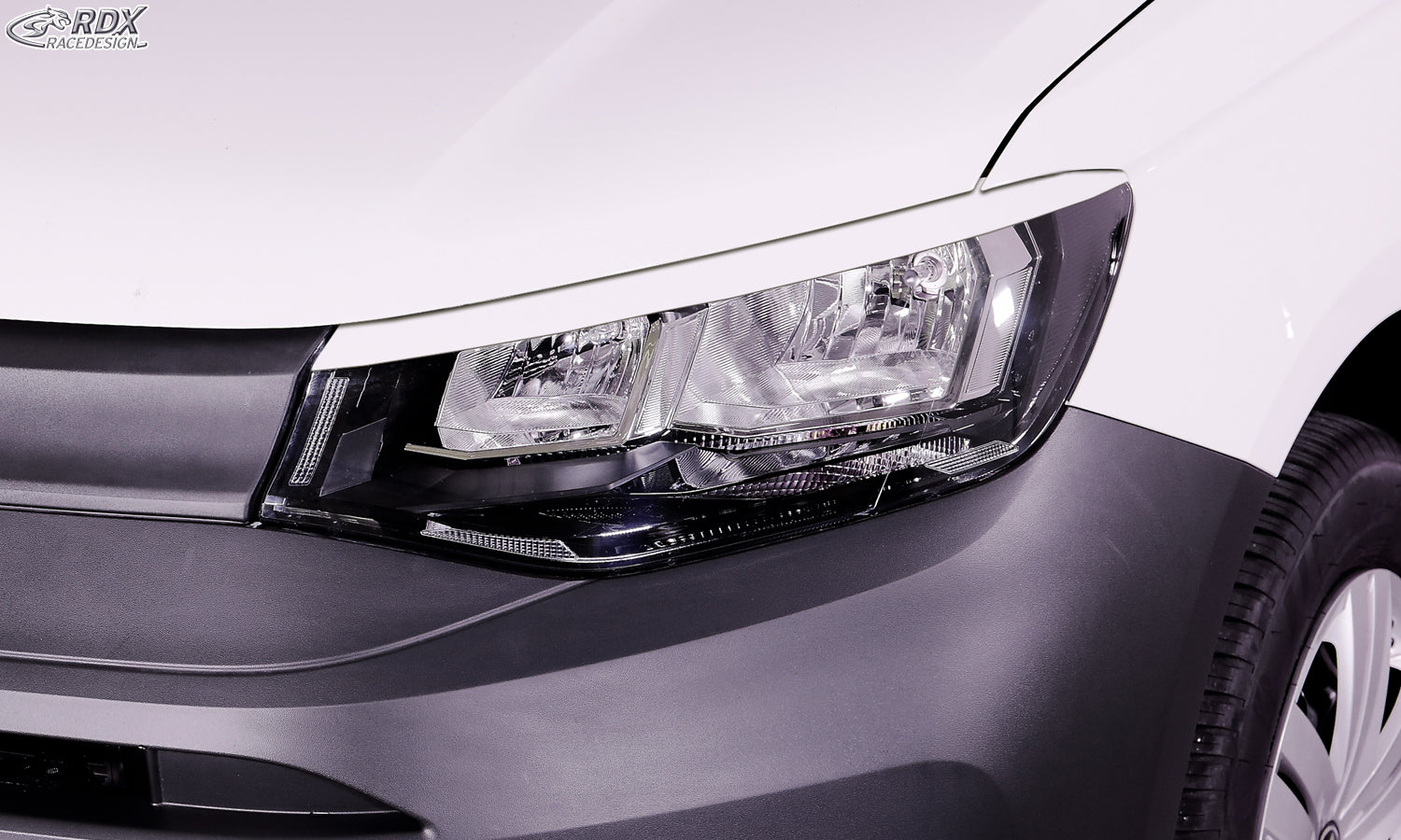 RDX Headlight Covers for VW Caddy (SK / SKN / 2020+) Light Brows