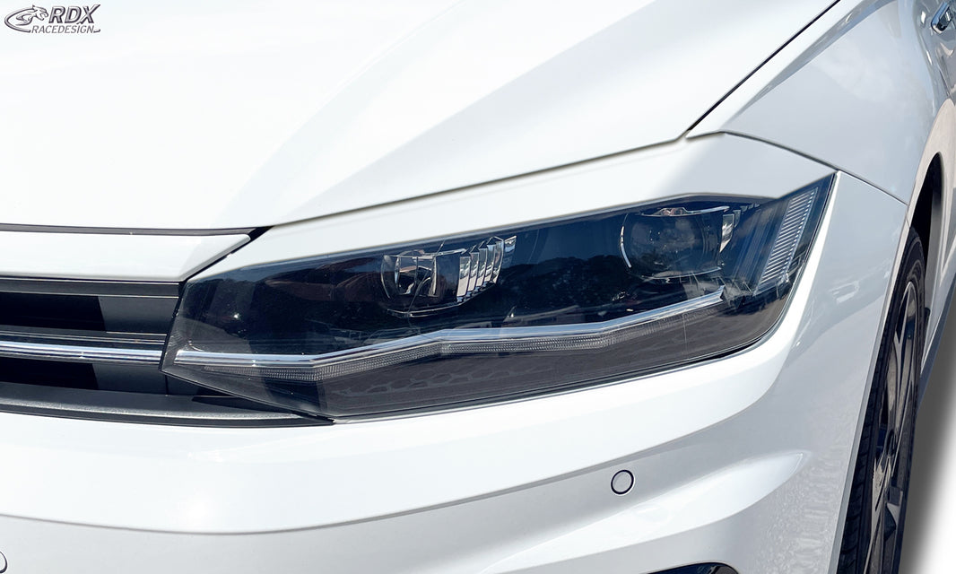 RDX Headlight Covers for VW Polo (2G / AW / 2017+) Light Brows