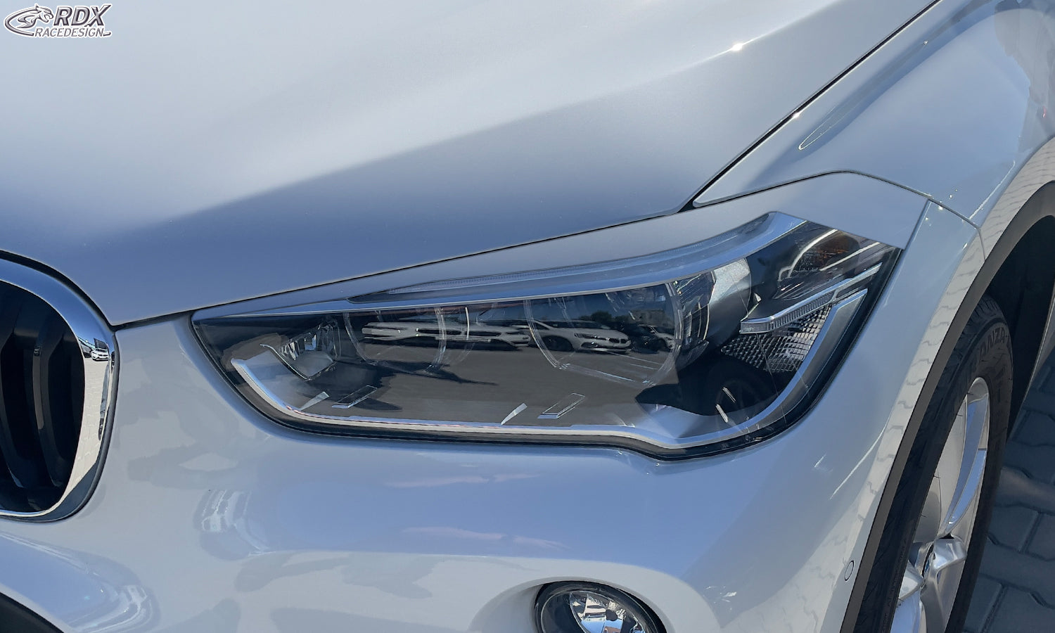 RDX Headlight Covers for BMW X1 (F84 / 2015+) Light Brows